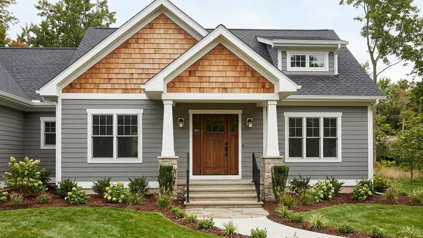 Accent Wall and Gable Siding in Nashville and Middle Tennessee