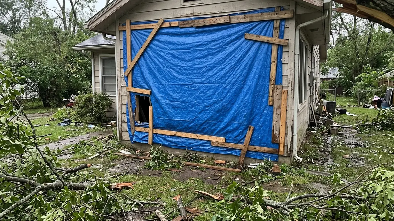 Emergency Siding Repair and Board-Up in Nashville and Middle Tennessee