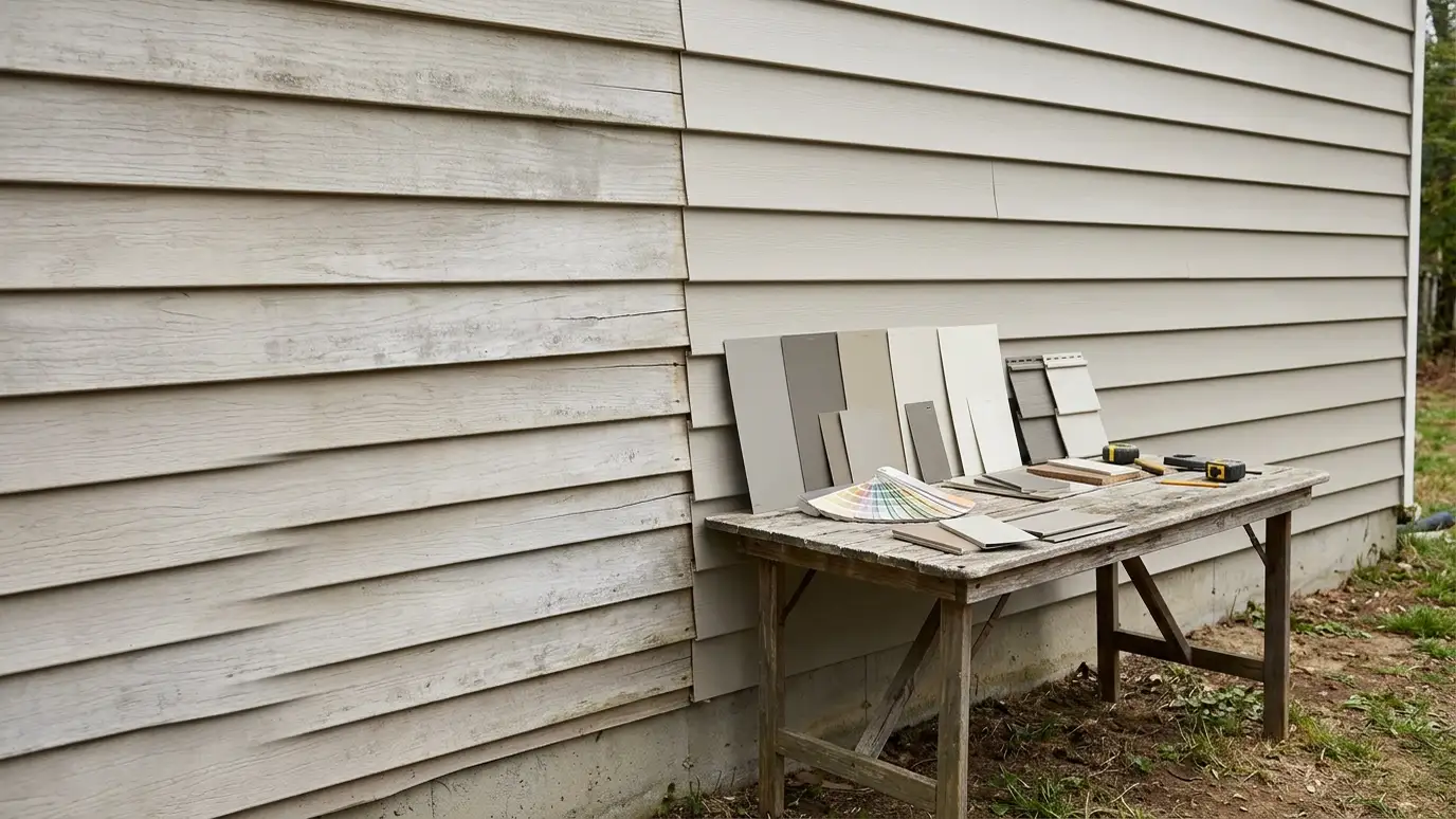 Partial Siding Replacement and Color Matching in Nashville and Middle Tennessee