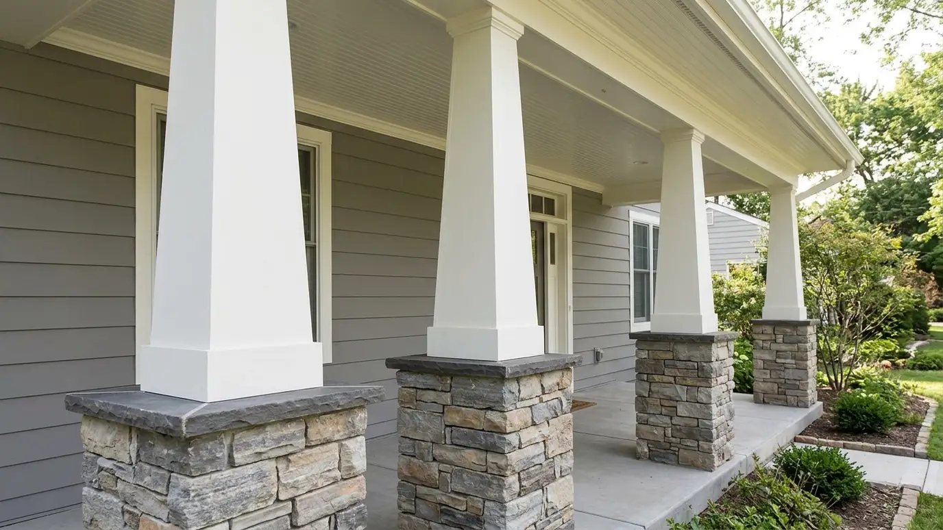 Porch and Column Wraps in Nashville and Middle Tennessee