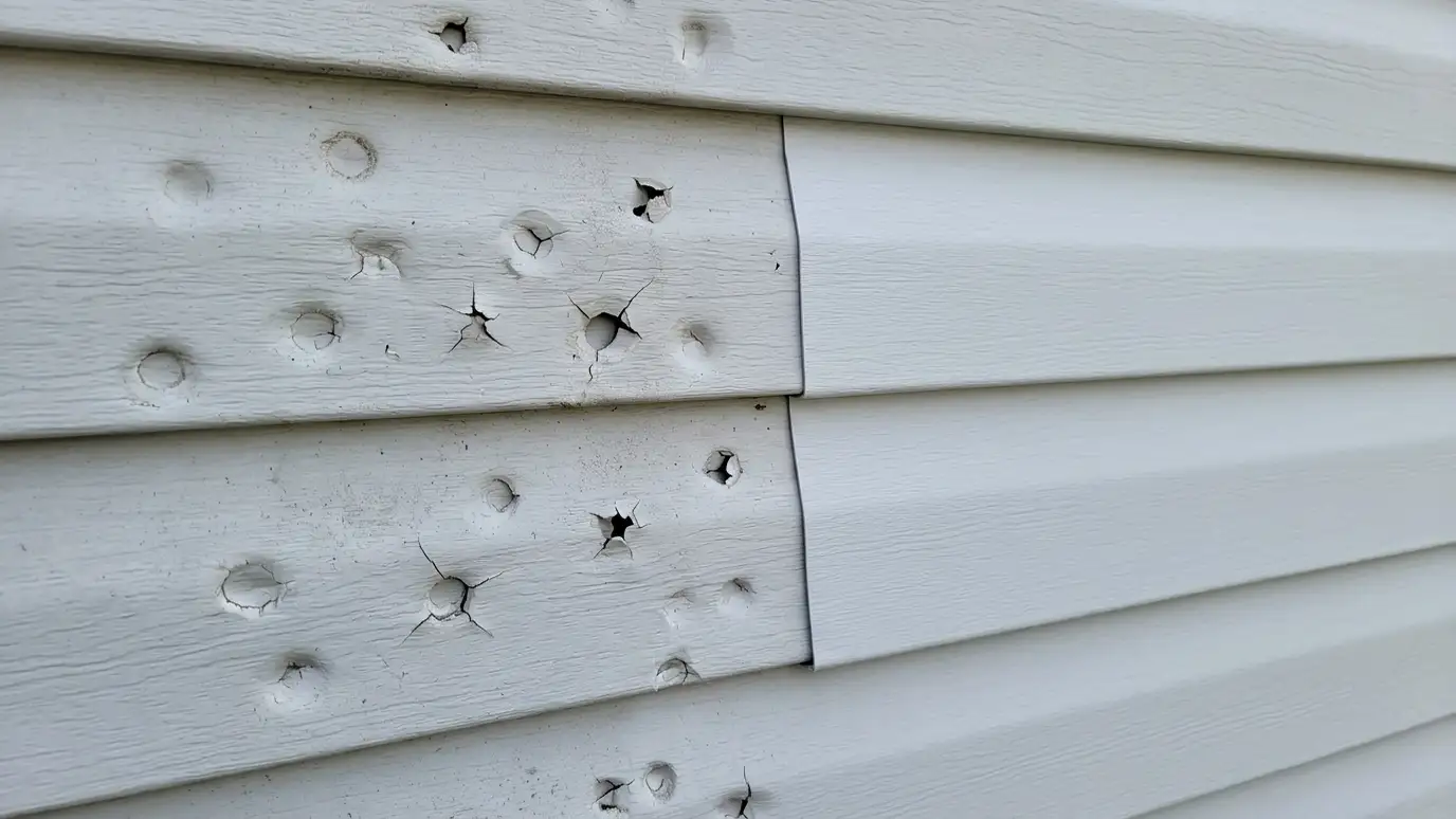 Storm and Hail Damage Siding Repair in Nashville and Middle Tennessee